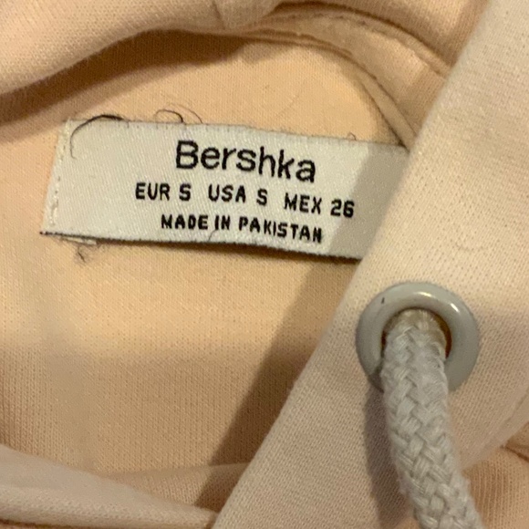 Bershka Hoodie Crop Sweater Size S - Picture 3 of 4